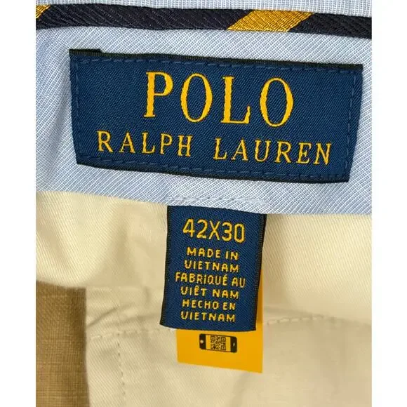 Polo Ralph Lauren Men's 100% Linen Suit Trousers Sz 42x30